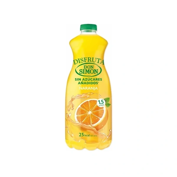 Don Simón Disfruta Naranja sin Azúcares Añadidos, 1,5 L