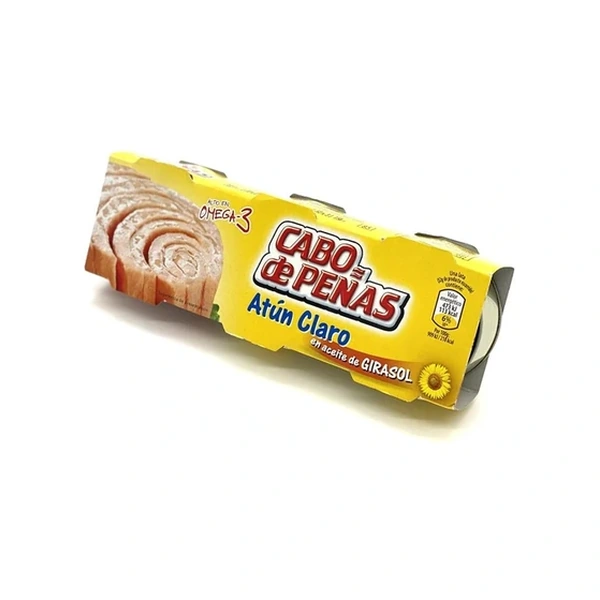 Cabo de Peñas Atún Claro, pack 3, 156 g